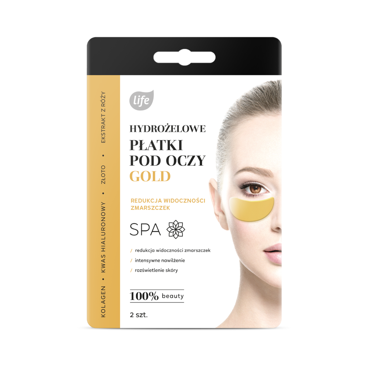 Life Patch occhi in idrogel Gold, 2 pz.