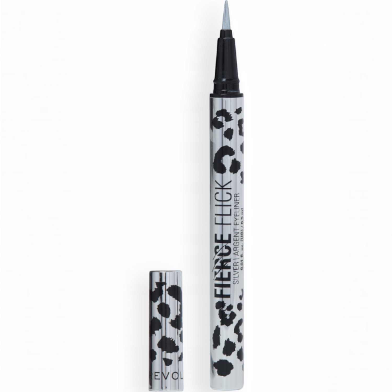 Makeup Revolution Fierce Flick Felt Eyeliner Pen Eyeliner w pisaku Dream Silver, 0,5 ml