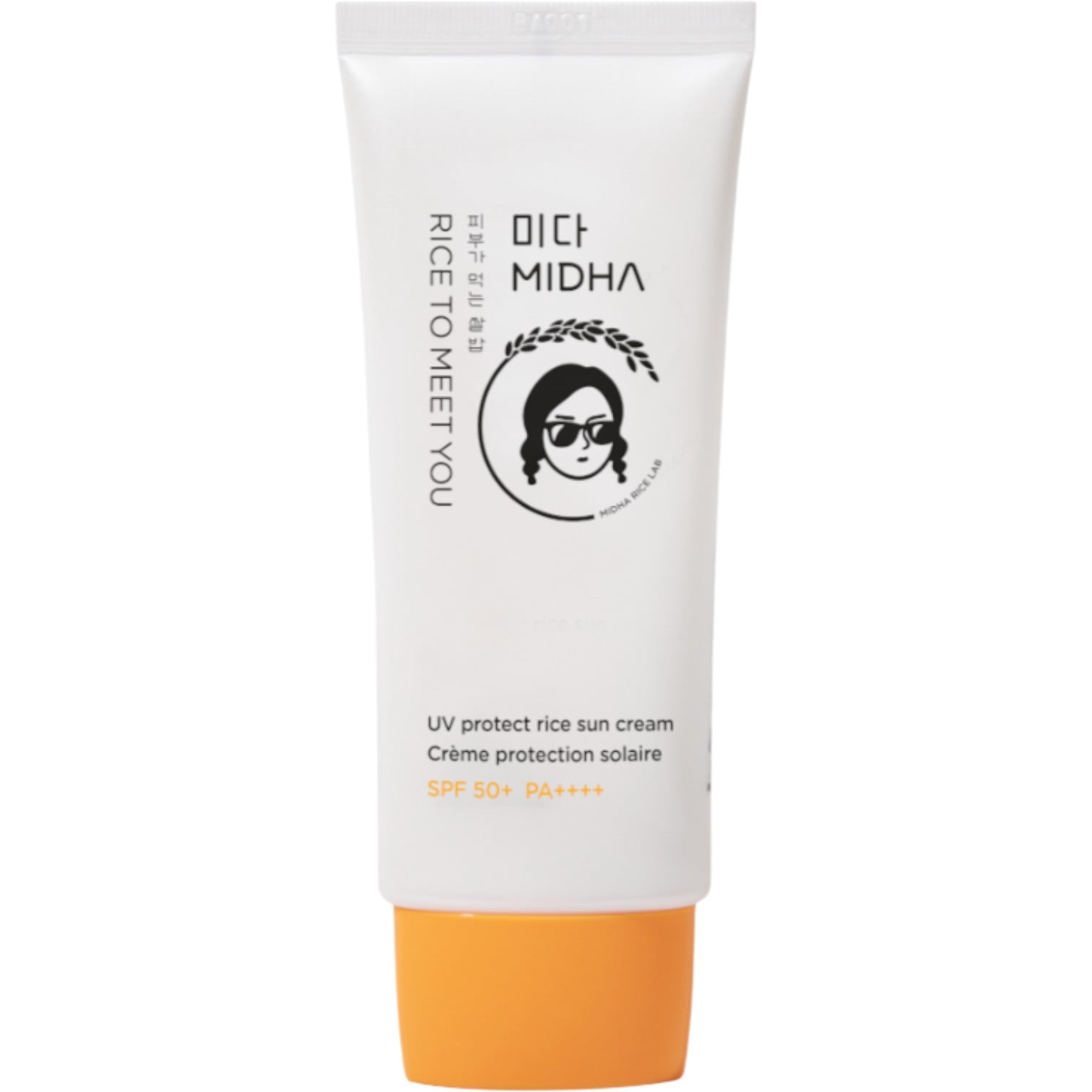 Midha UV Protect Rice Sun Cream, Krem przeciwsłoneczny z filtrem, SPF50+ PA++++