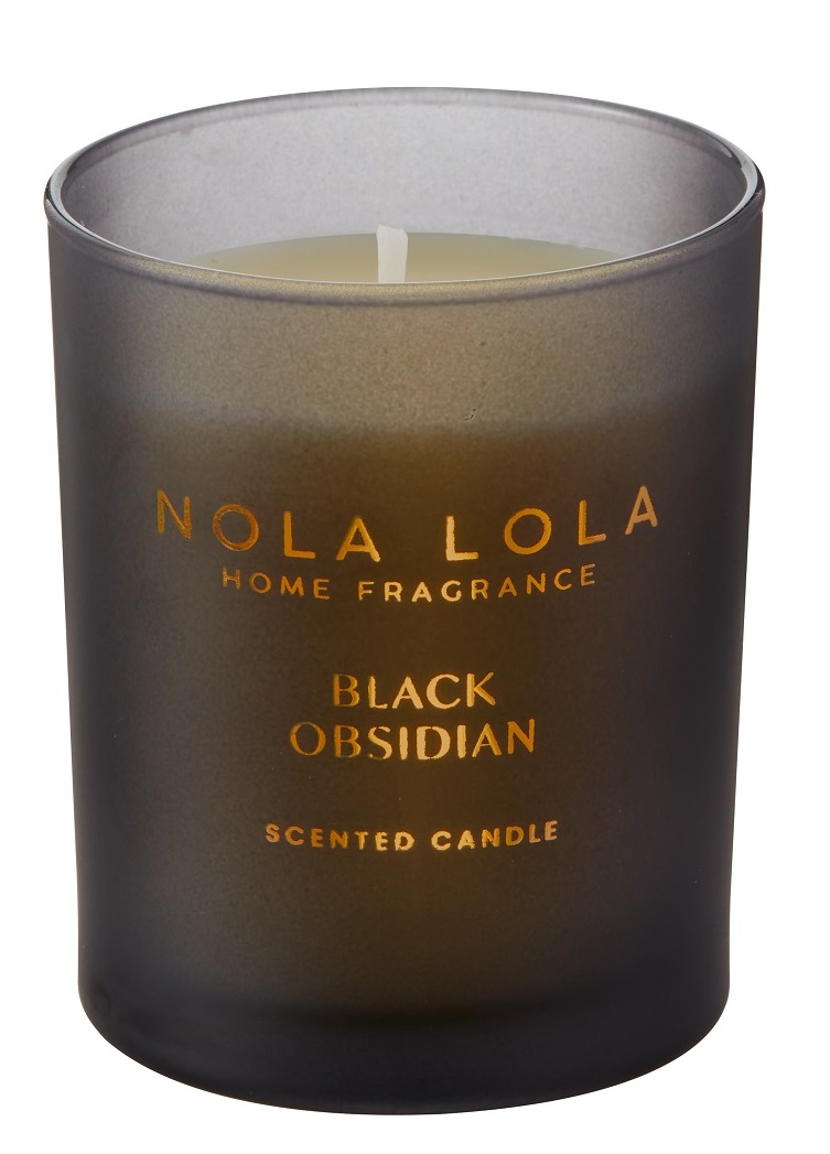Nola Lola Black Obsidian Candela Profumata