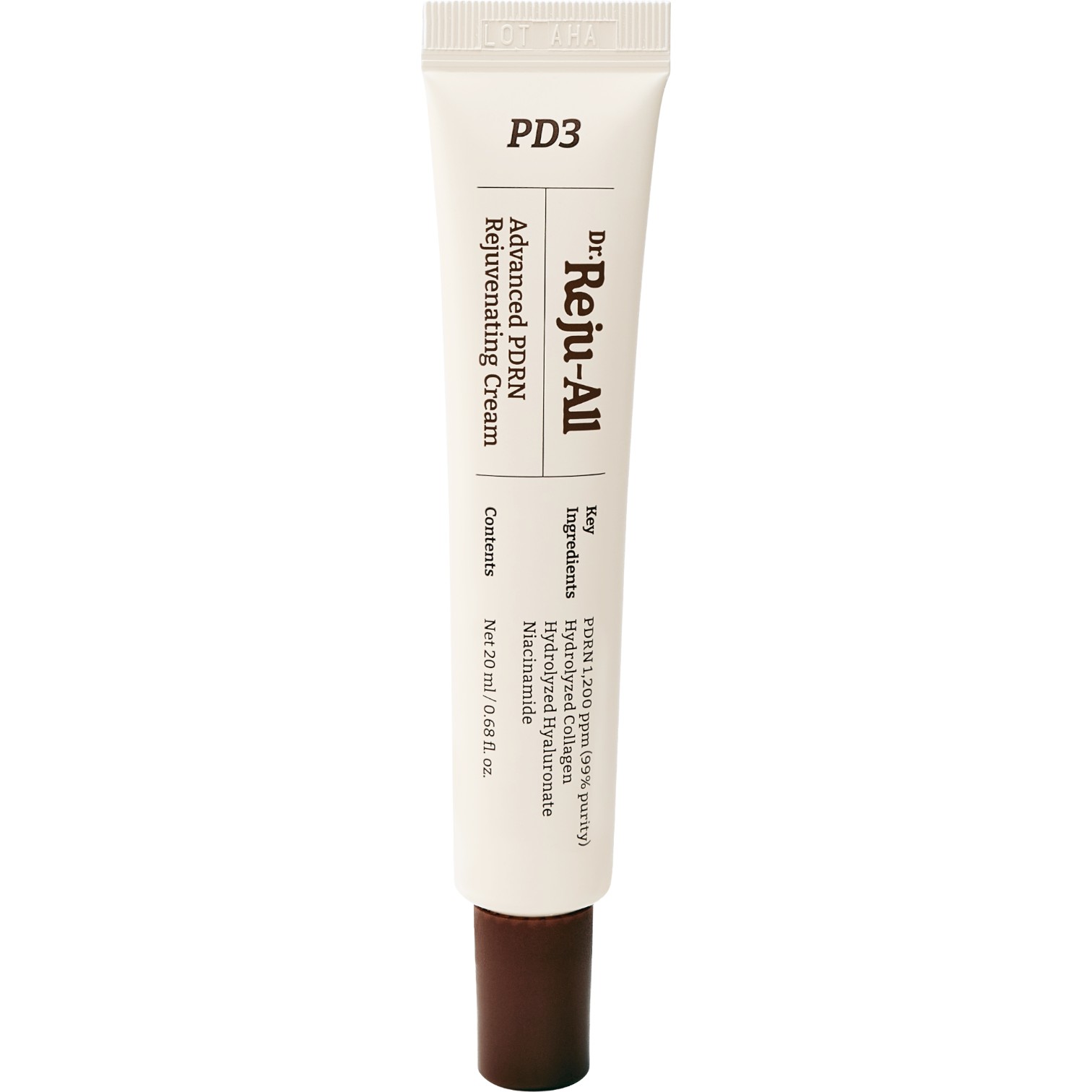 Dr.Reju-All Advanced PDRN Rejuvenating Cream, Intensywnie wygładzający krem do twarzy z niacynamidem i kolagenem, 20 ml