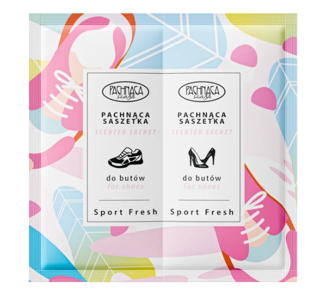Pachnąca Szafa Saschetta per Scarpe Sport Fresh 2 x 2,5 g