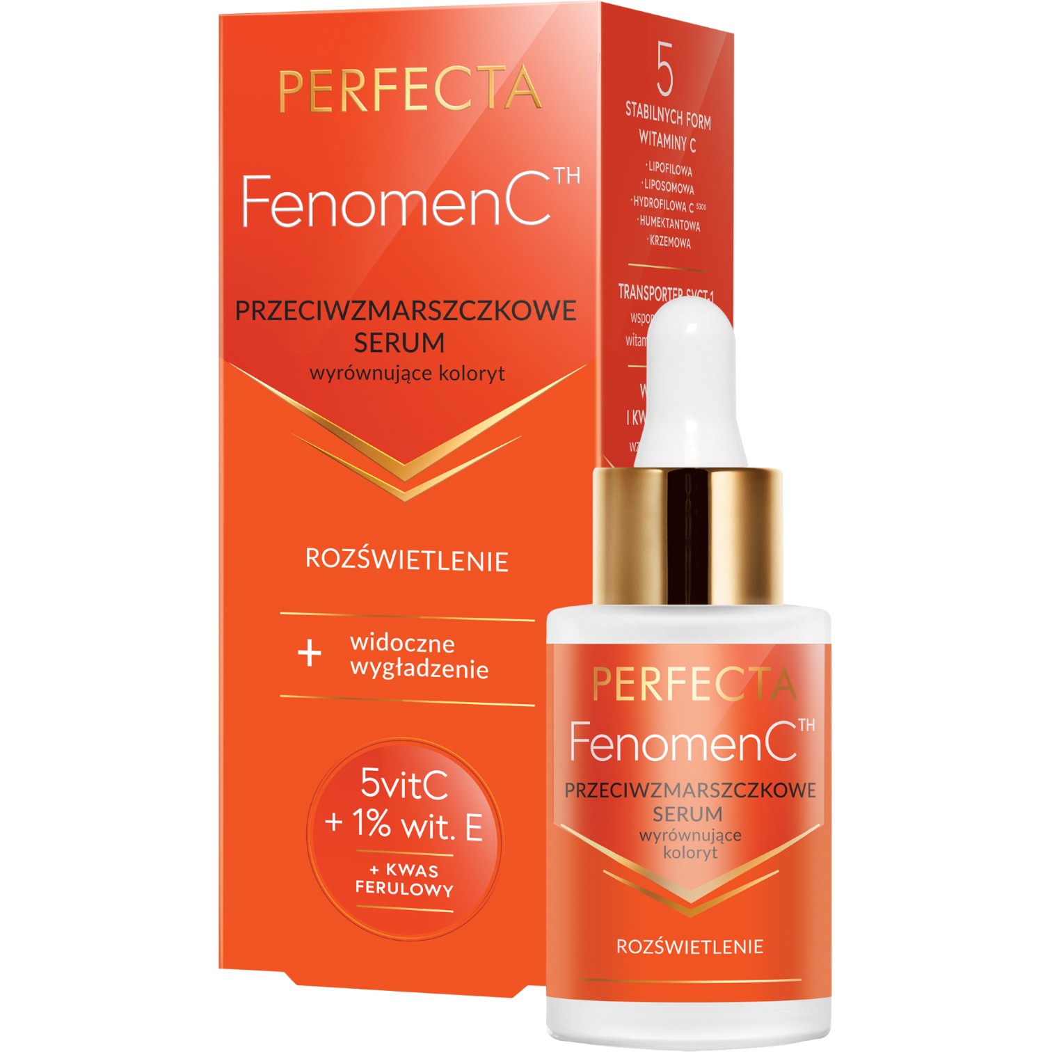 Perfecta Fenomen Vitamin C Przeciwzmarszczkow serum wyrównujące koloryt