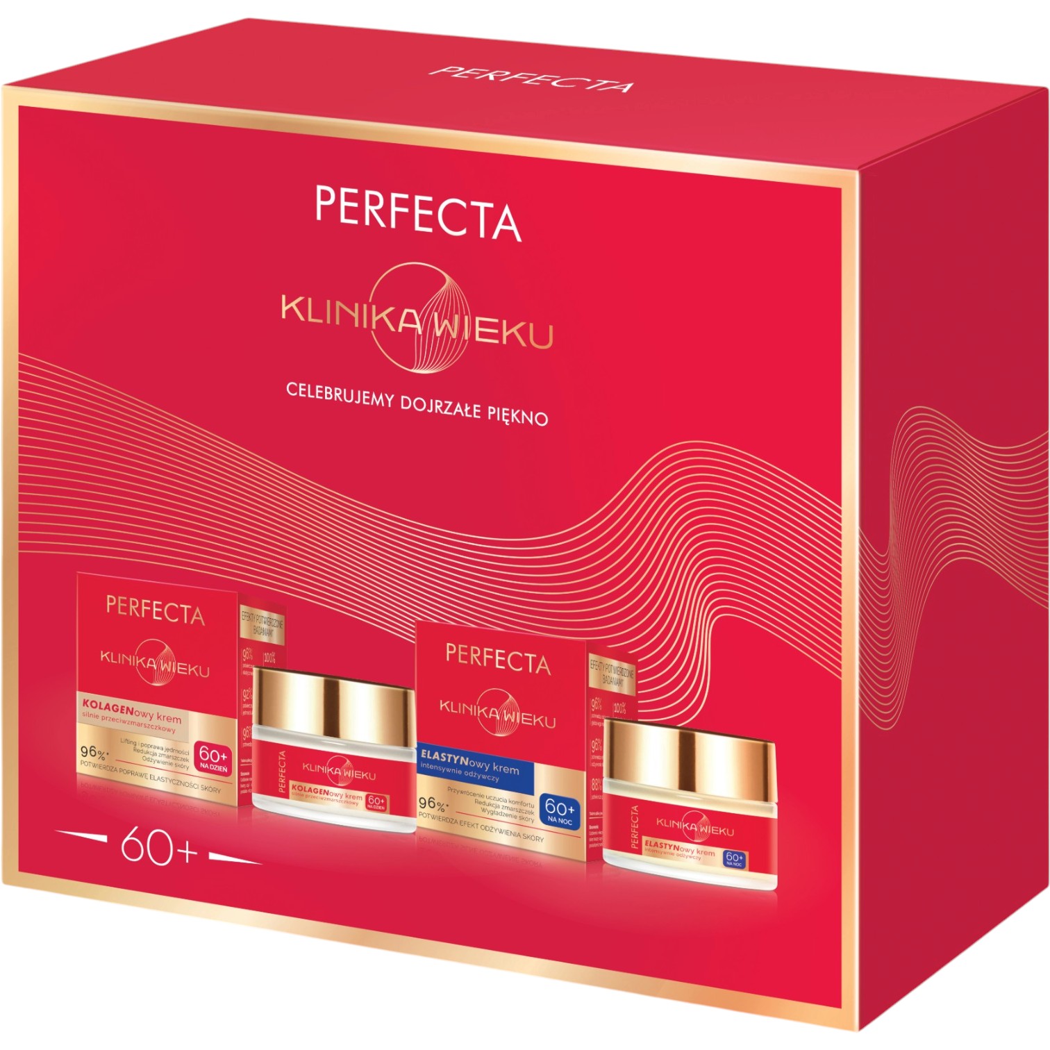 Perfecta Zestaw Klinika Wieku 60+: Krem na dzień + Krem na noc