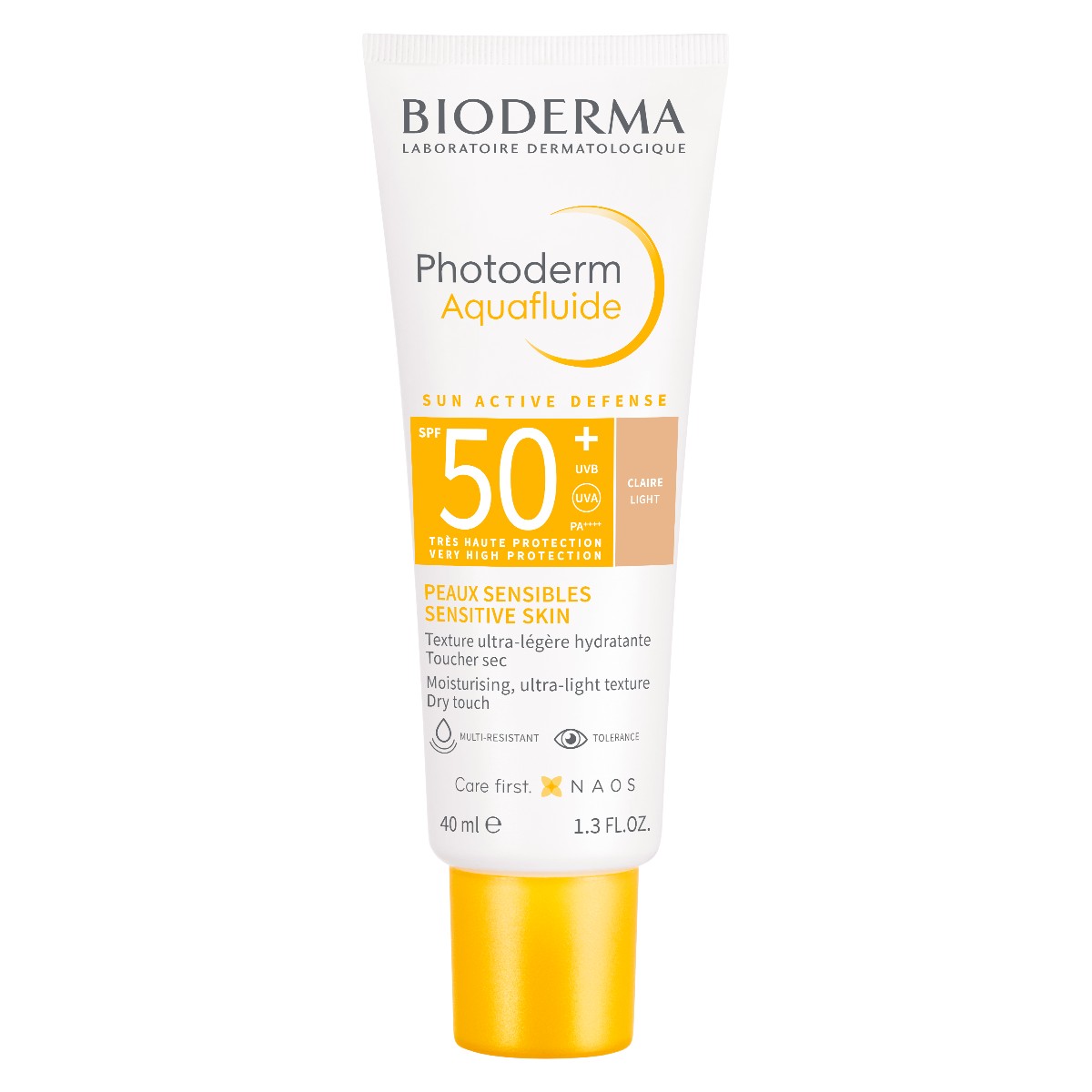 Bioderma Photoderm Aquafluide Ultralekki fluid do skóry normalnej SPF 50+, Jasny Jasny Bioderma