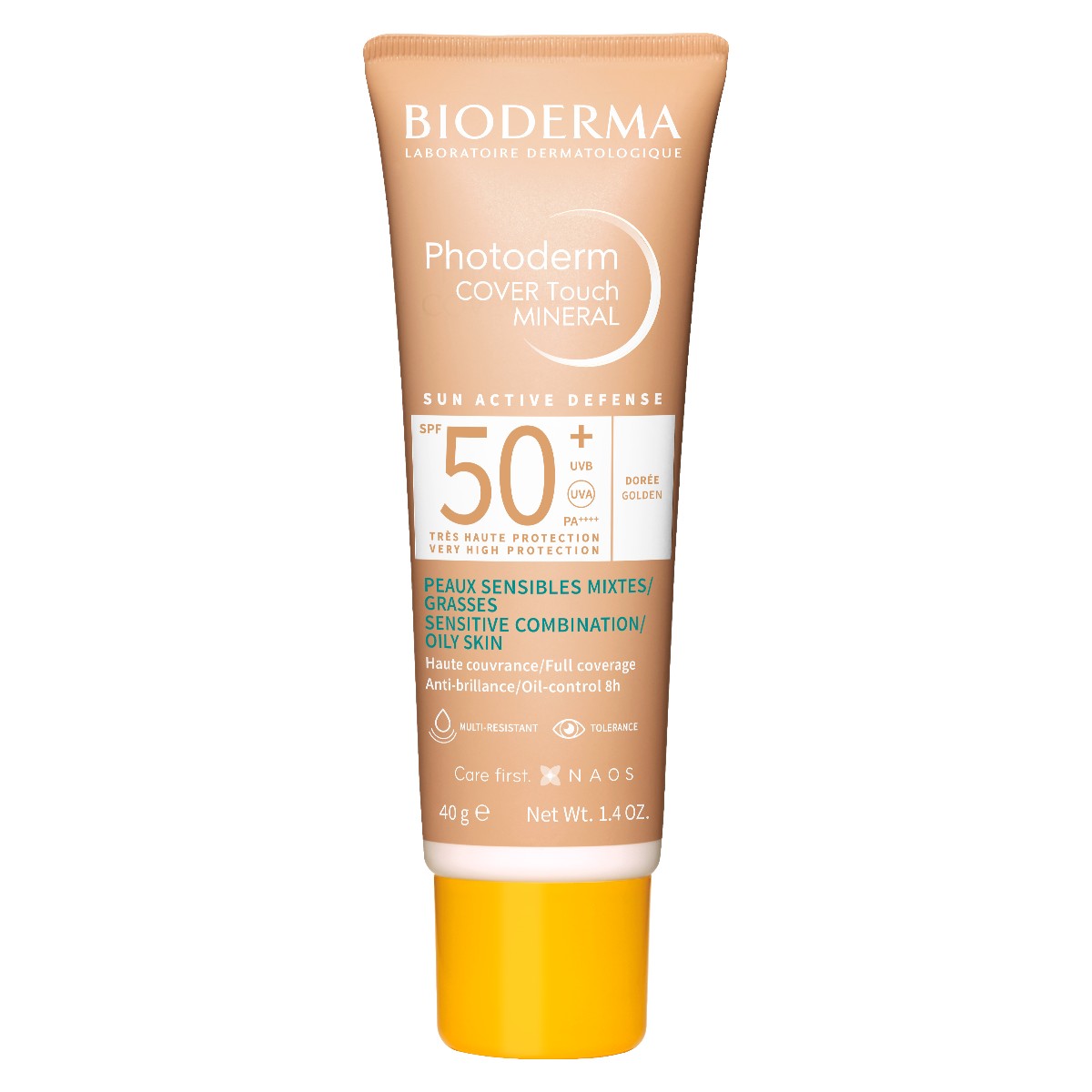 Bioderma Photoderm Cover Touch Mineral Kryjący fluid mineralny z filtrem SPF50+, Ciemny Ciemny Bioderma