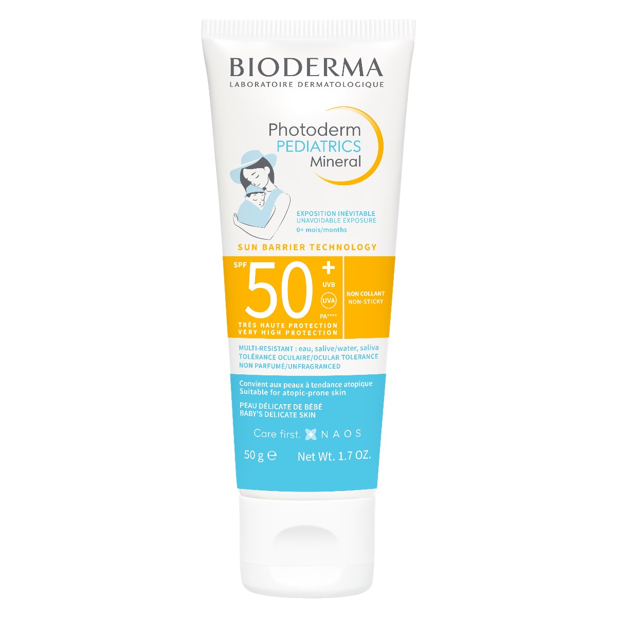 Bioderma Photoderm Pediatrics Fluid mineralny dla dzieci do skóry wrażliwej i alergicznej SPF 50+