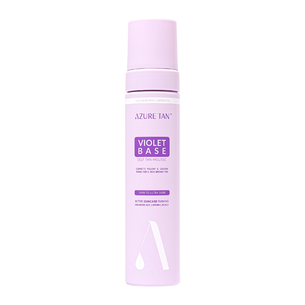 Azure Tan Pianka samoopalająca Violet Base, dark to ultra dark