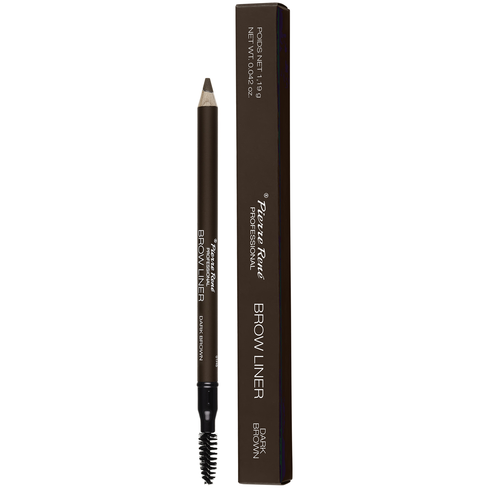 Pierre Rene Brow Liner Kredka do brwi, 04 Dark Dark