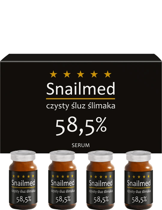Snailmed Przeciwstarzeniowe serum ze śluzem ślimaka i kwasem hialuronowym 32 ml