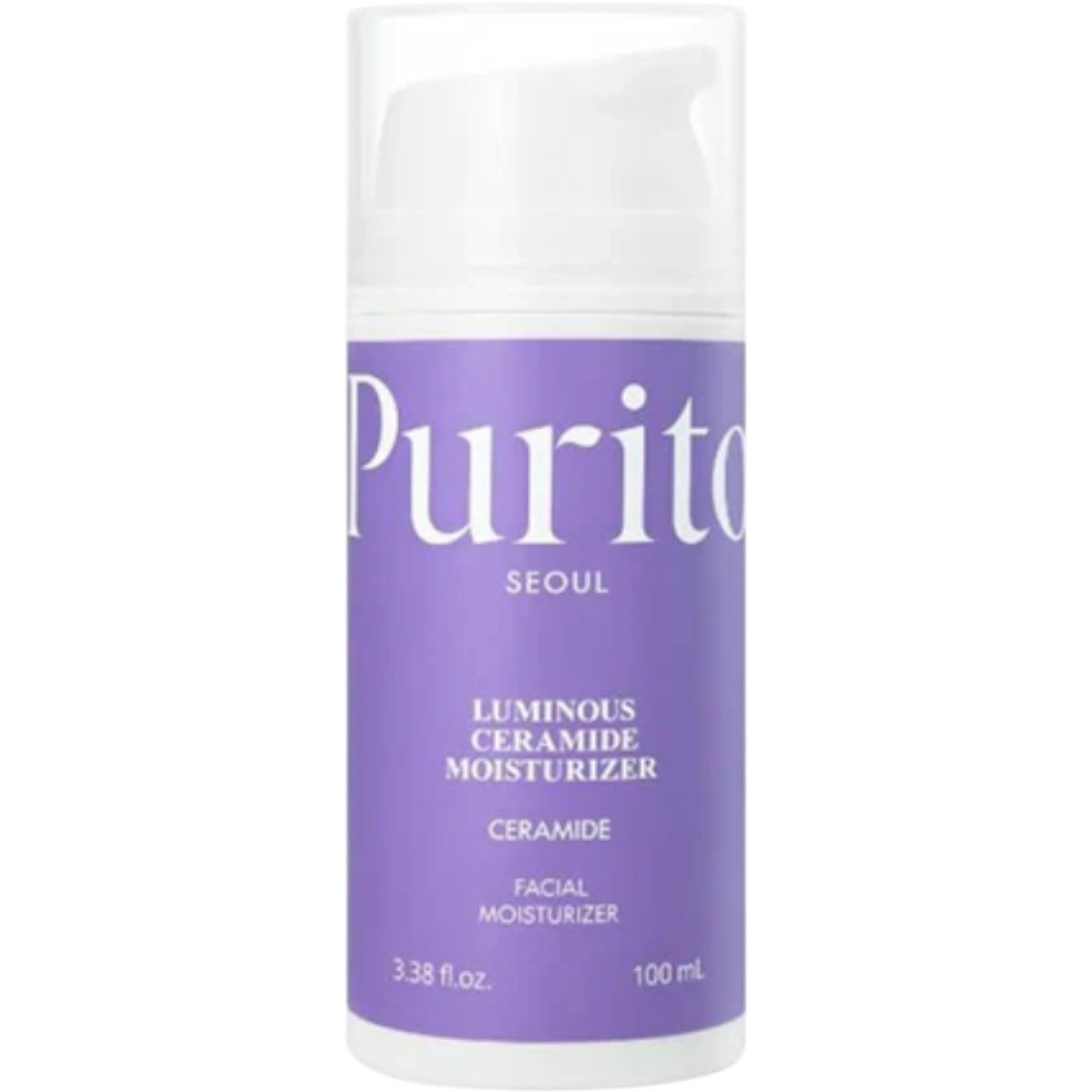 Purito Luminous ceramide moisturizer, Nawilżająco-regenerujący krem do twarzy i ciała 