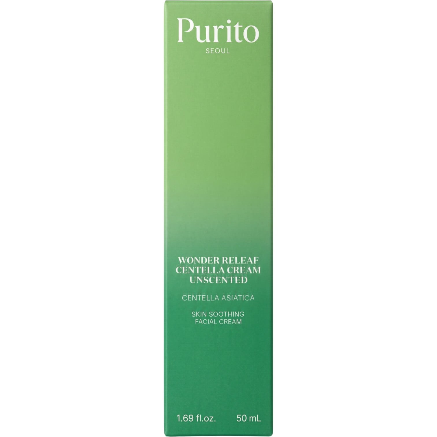 Purito Wonder Releaf Centella Unscented Bezzapachowy krem regenerujący, 50 ml