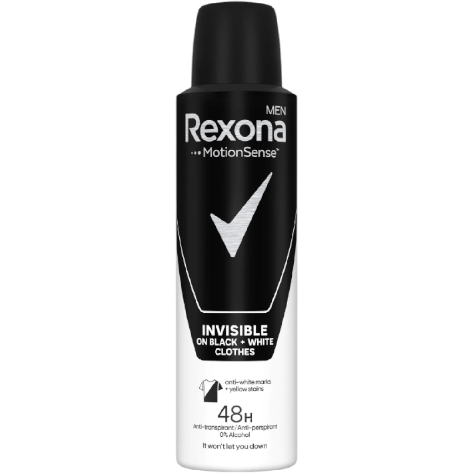 Rexona Dezodorant w sprayu, Invisible Black&White, 150 ml