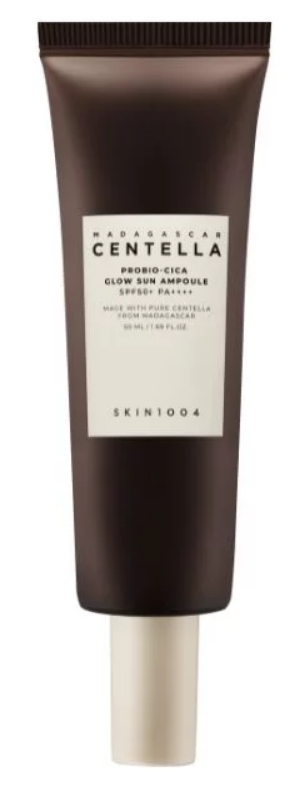 SKIN1004 Madagascar Centella Probio-Cica Glow Sun Ampoule SPF50+ Crema Protettiva Viso 50 ml