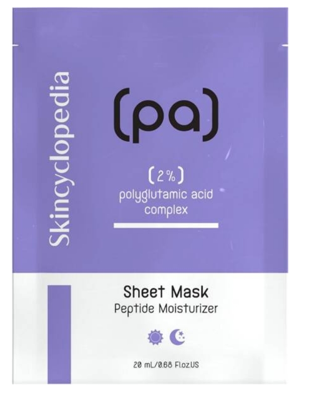 Skincyclopedia Maschera in Tessuto con Acido Poliglutammico 20 ml