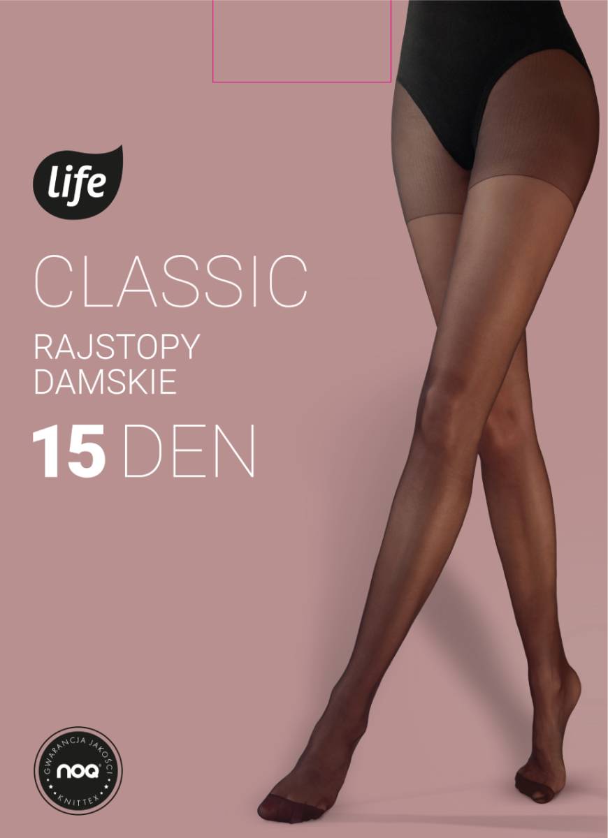 Life Rajstopy Classic 15 den natural