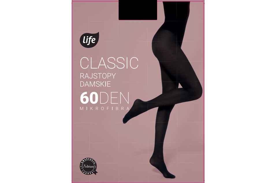 Life Rajstopy mikrowłókno 60 den nero