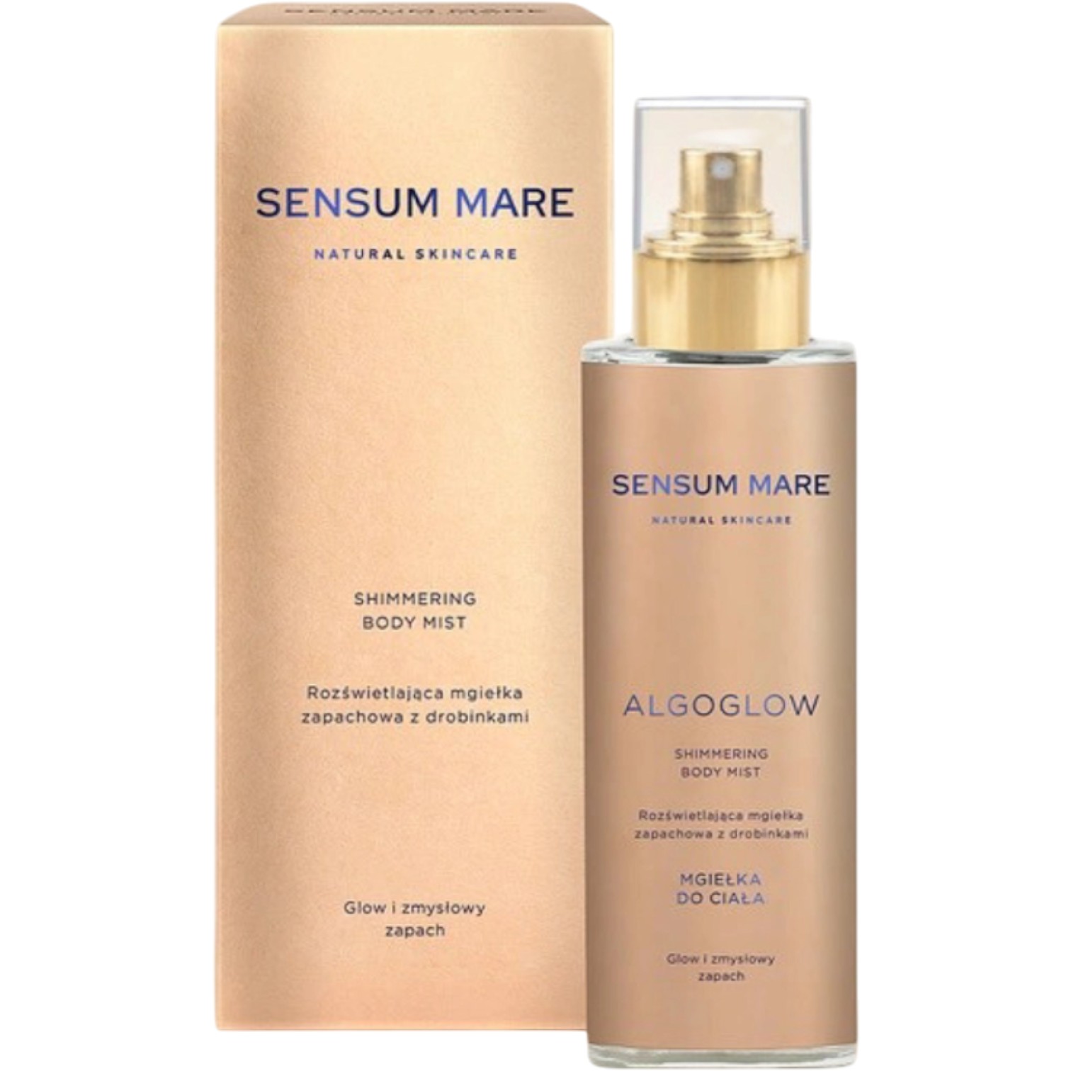 Sensun Mare Algoglow Rozświetlająca mgiełka zapachowa z drobinkami, 100ml