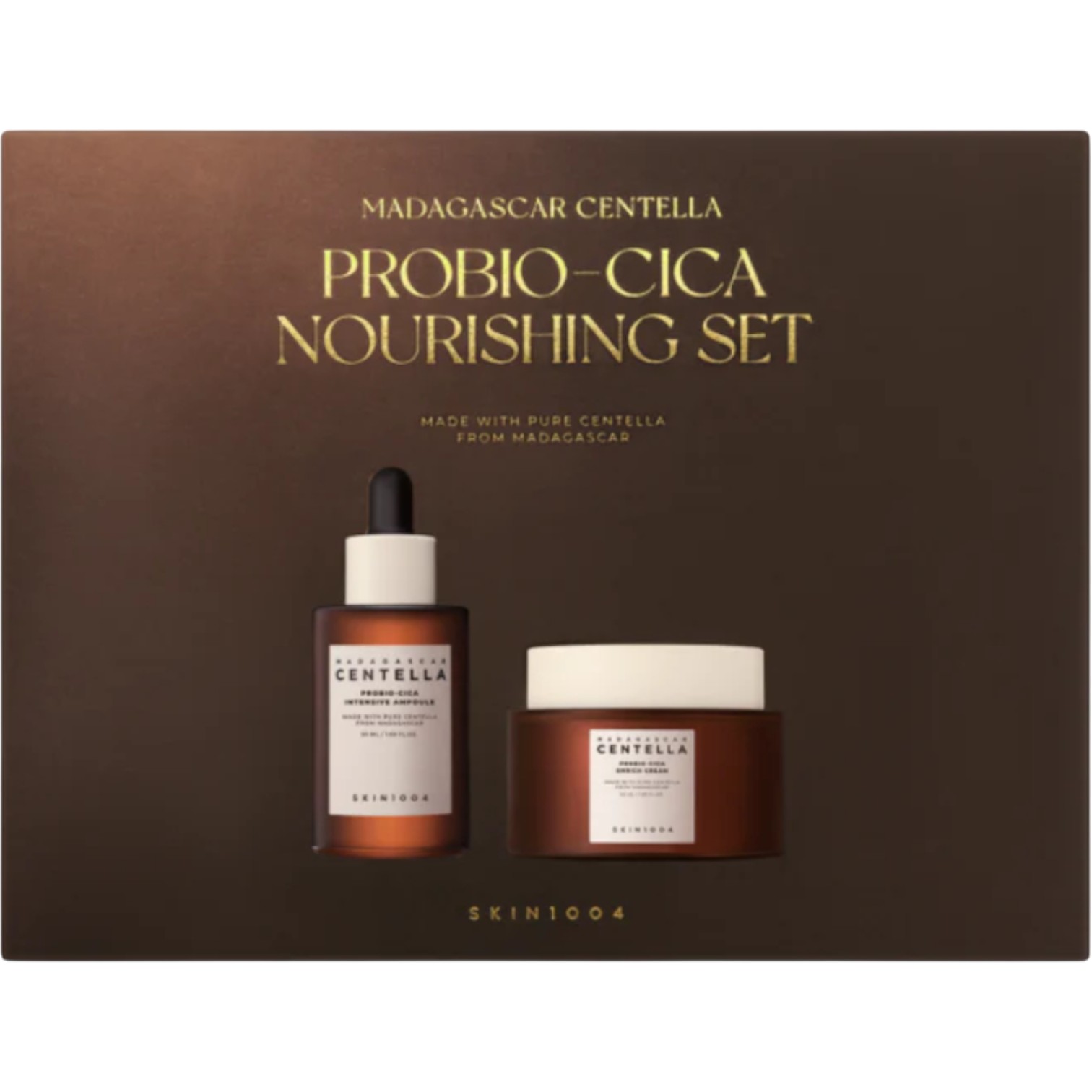 Skin1004 Probio-Cica Nourishing Set: Madagascar Centella Serum 50ml + Krem 50ml
