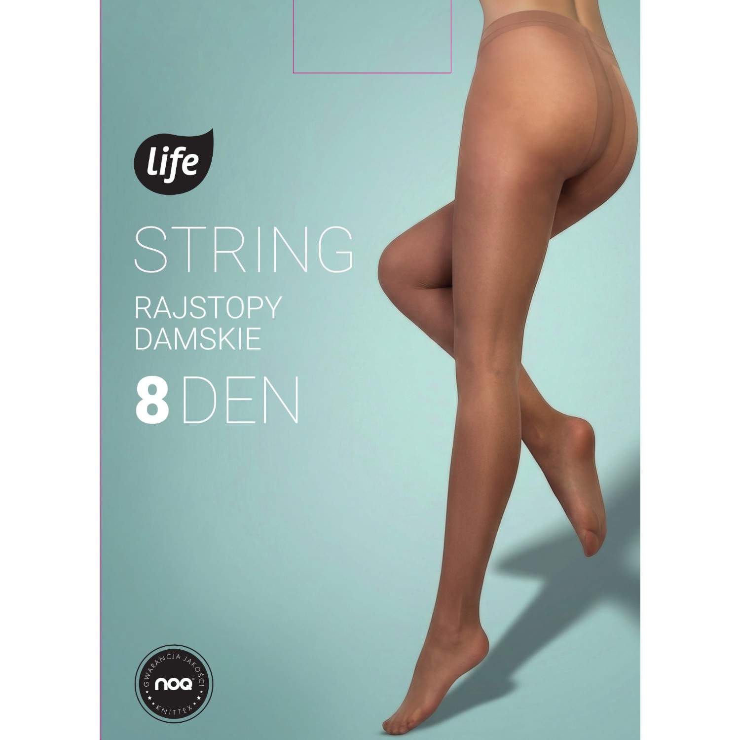 Life Rajstopy String 8 den , nero