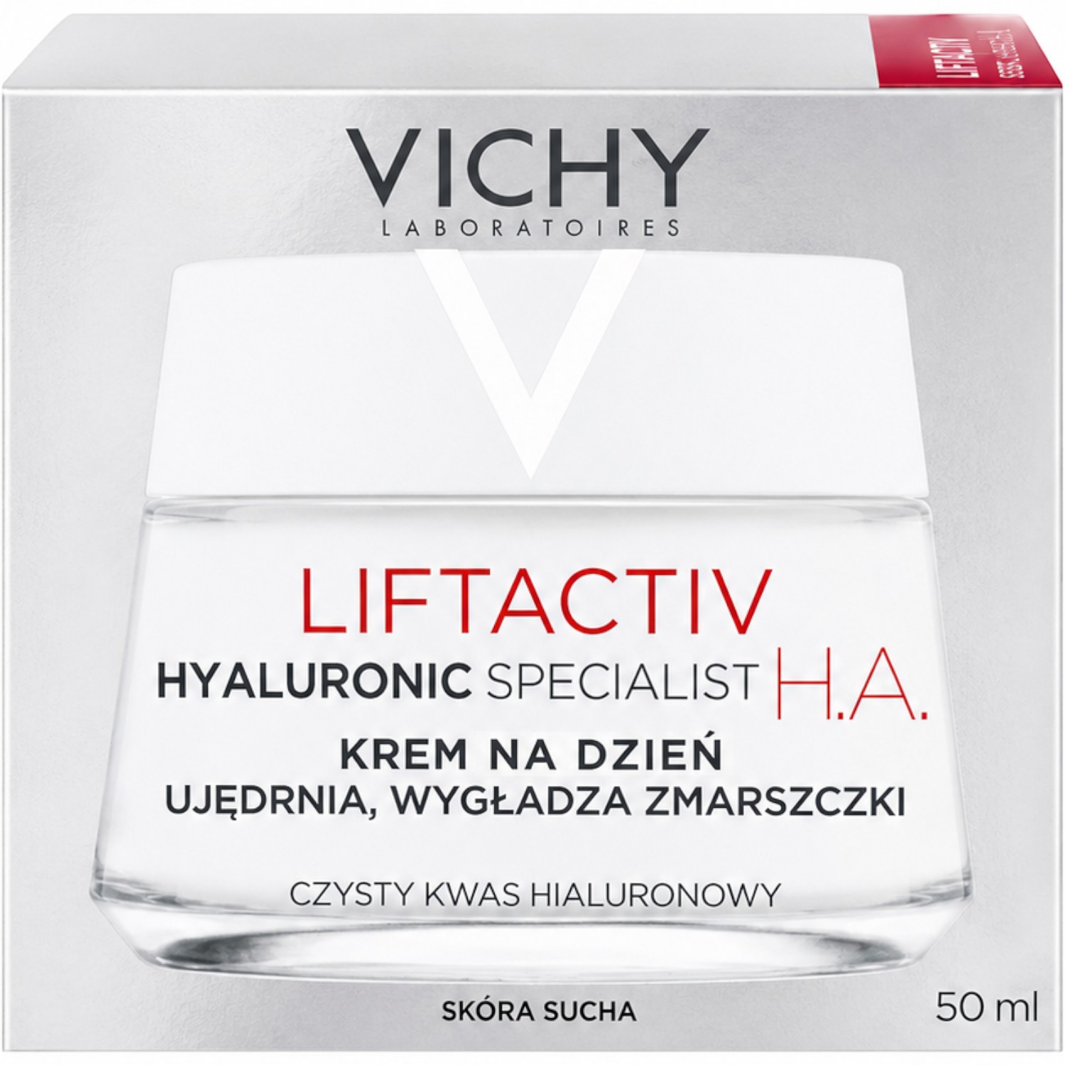 Vichy Liftactiv Hyaluronic Specialist H.A. Przeciwzmarszczkowy krem do twarzy, Na dzień