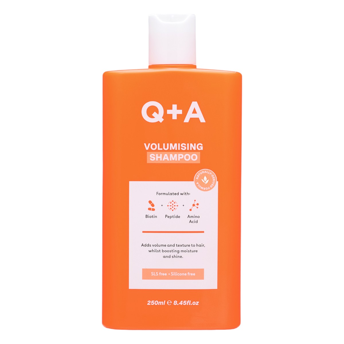 Q+A Shampoo con biotina e aminoacidi per aumentare il volume dei capelli