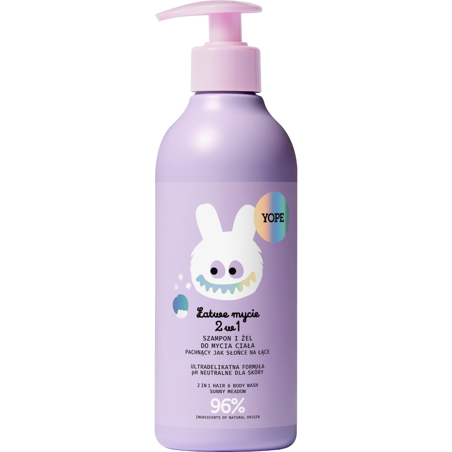 Yope Szampon i żel do mycia ciała 2w1 dla dzieci Słońce na łące