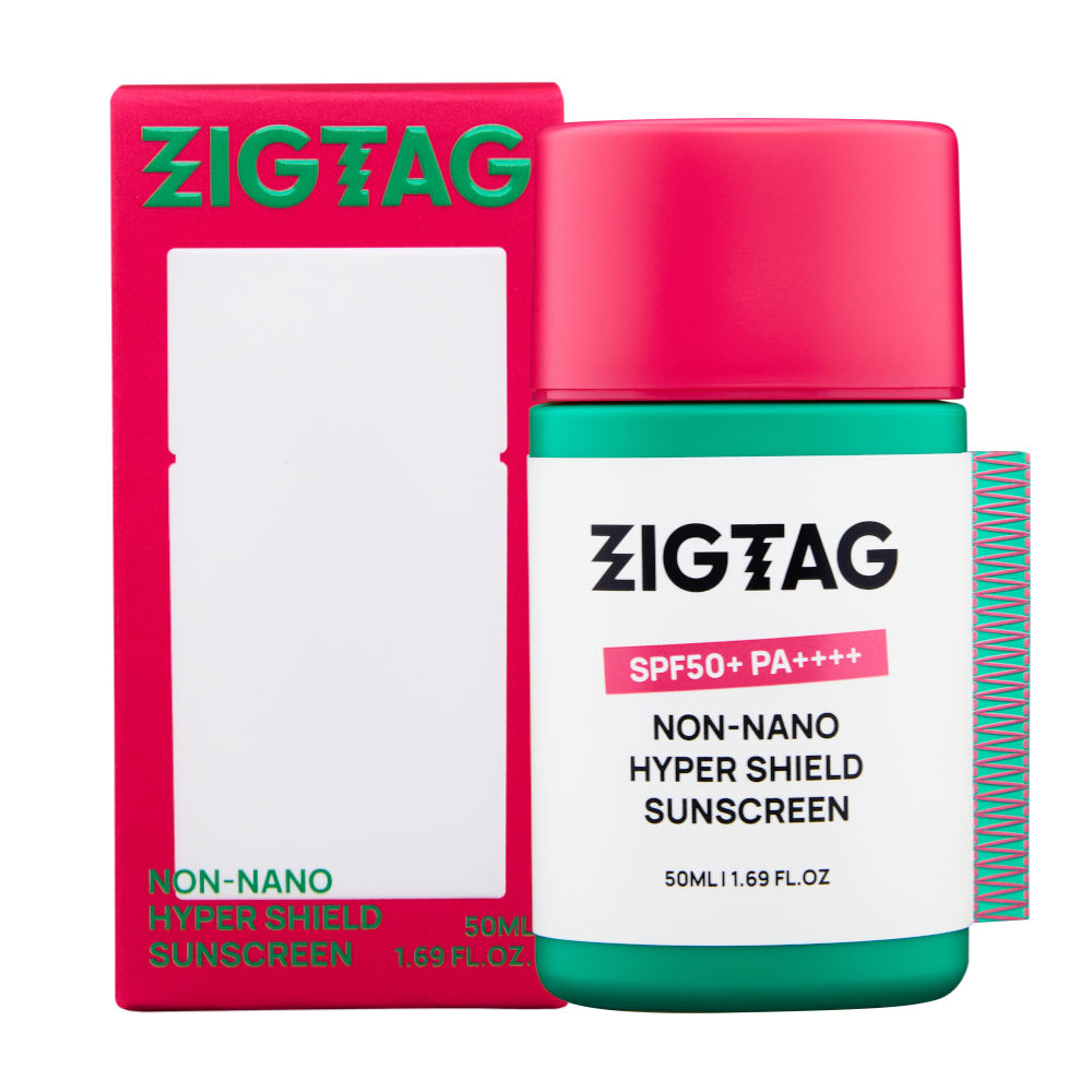 Zigtag Non-Nano Hyper Shield Sunscreen, Krem przeciwsłoneczny 50+ PA++++,  50 ml