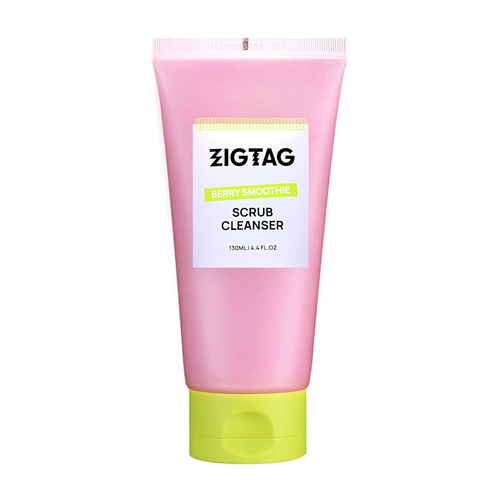 Zigtag Berry Smoothie Scrub Cleanser, 130 ml