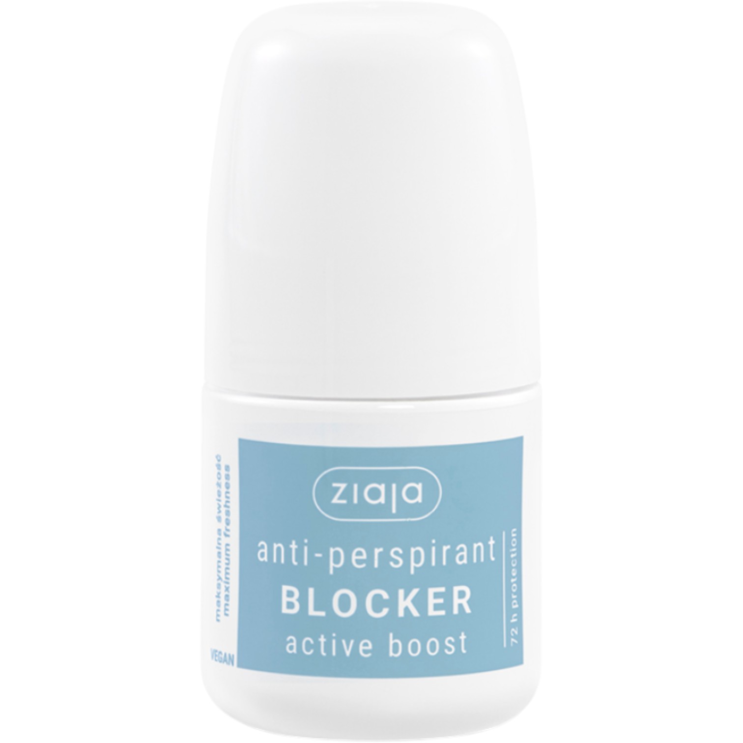 Ziaja Deo Anti-perspirant Blocker active boost roll-on, 60 ml