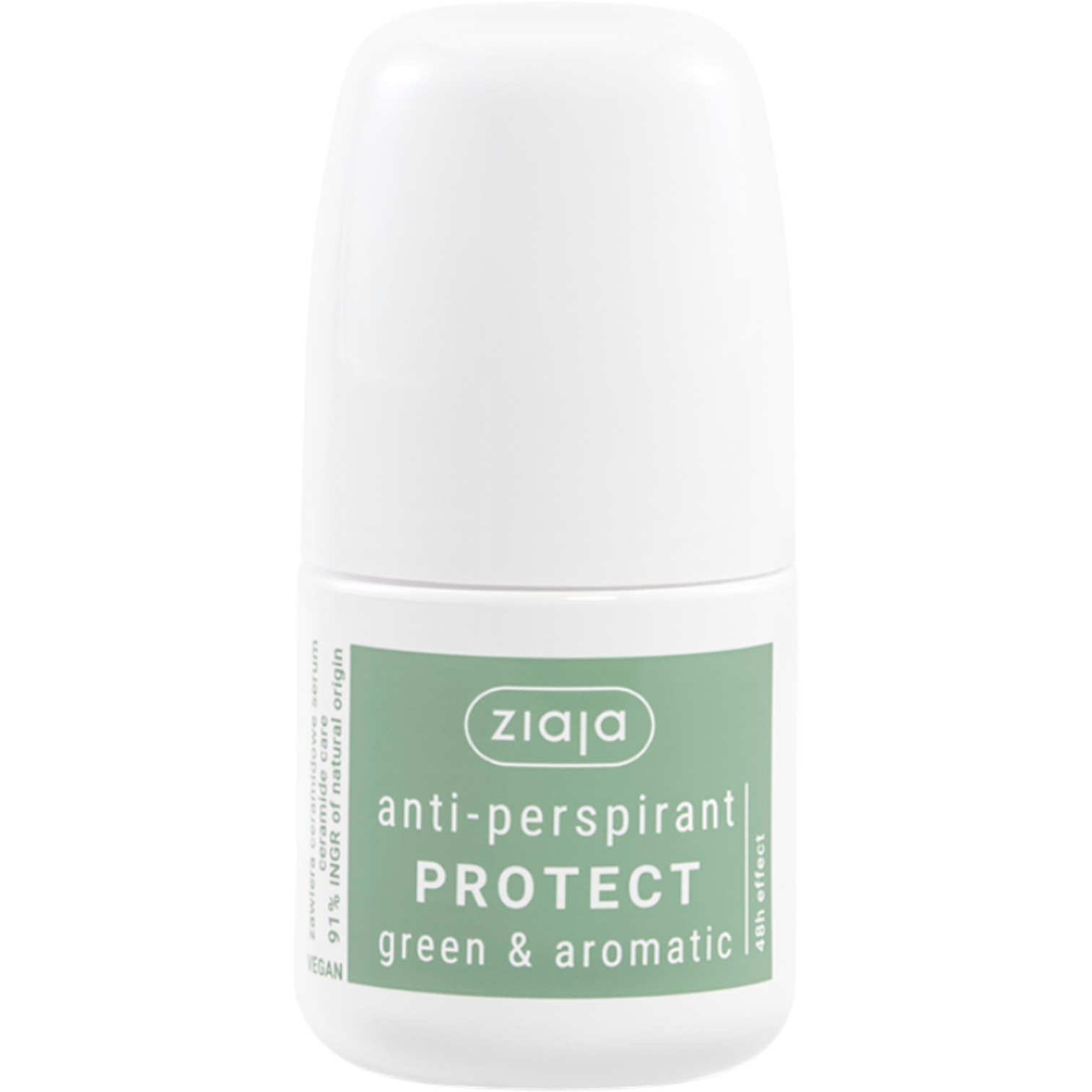 Ziaja Deo Anti-perspirant Protect green&aromatic roll-on, 60 ml