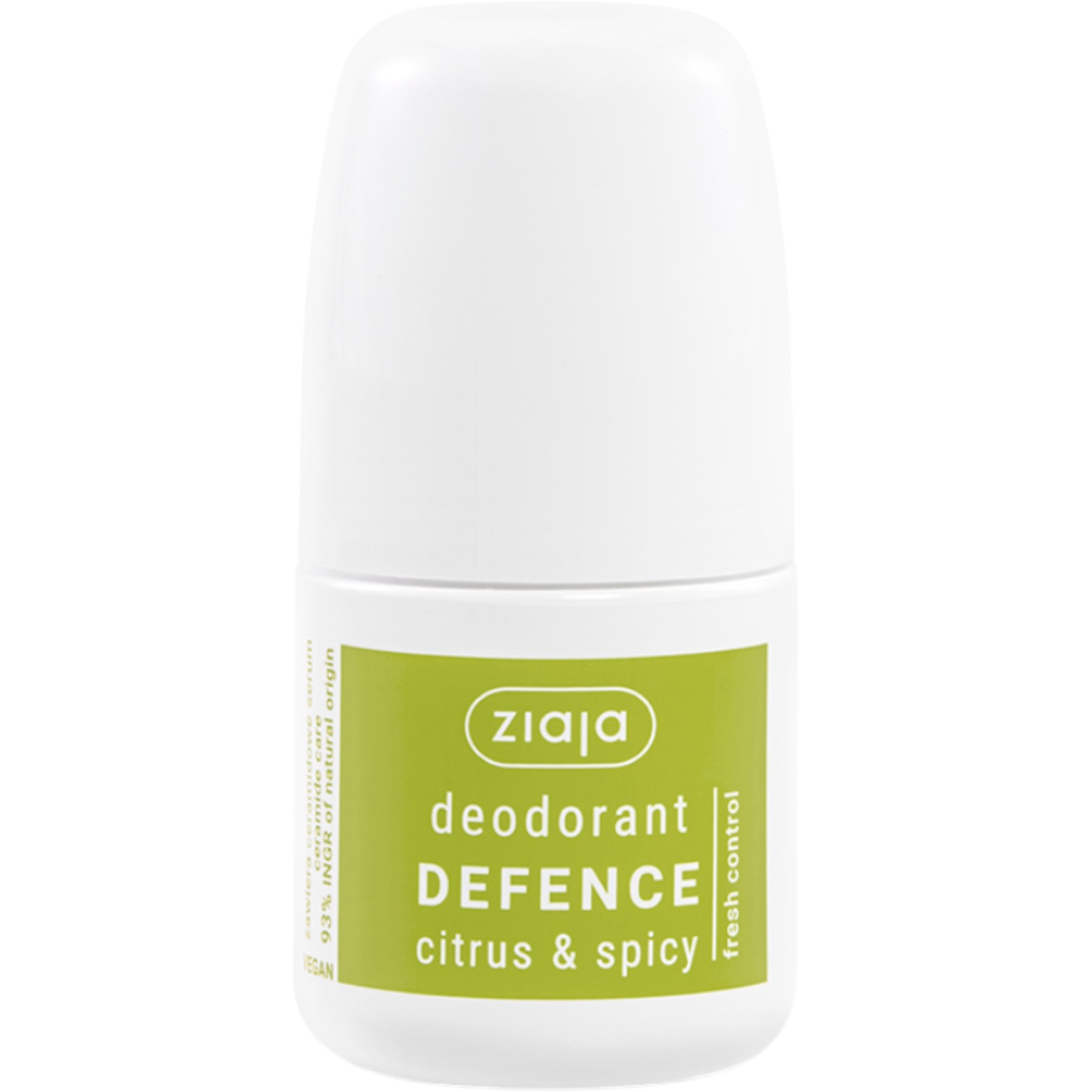 Ziaja Deo Deodorant Defence citrus&spicy roll-on, 60 ml
