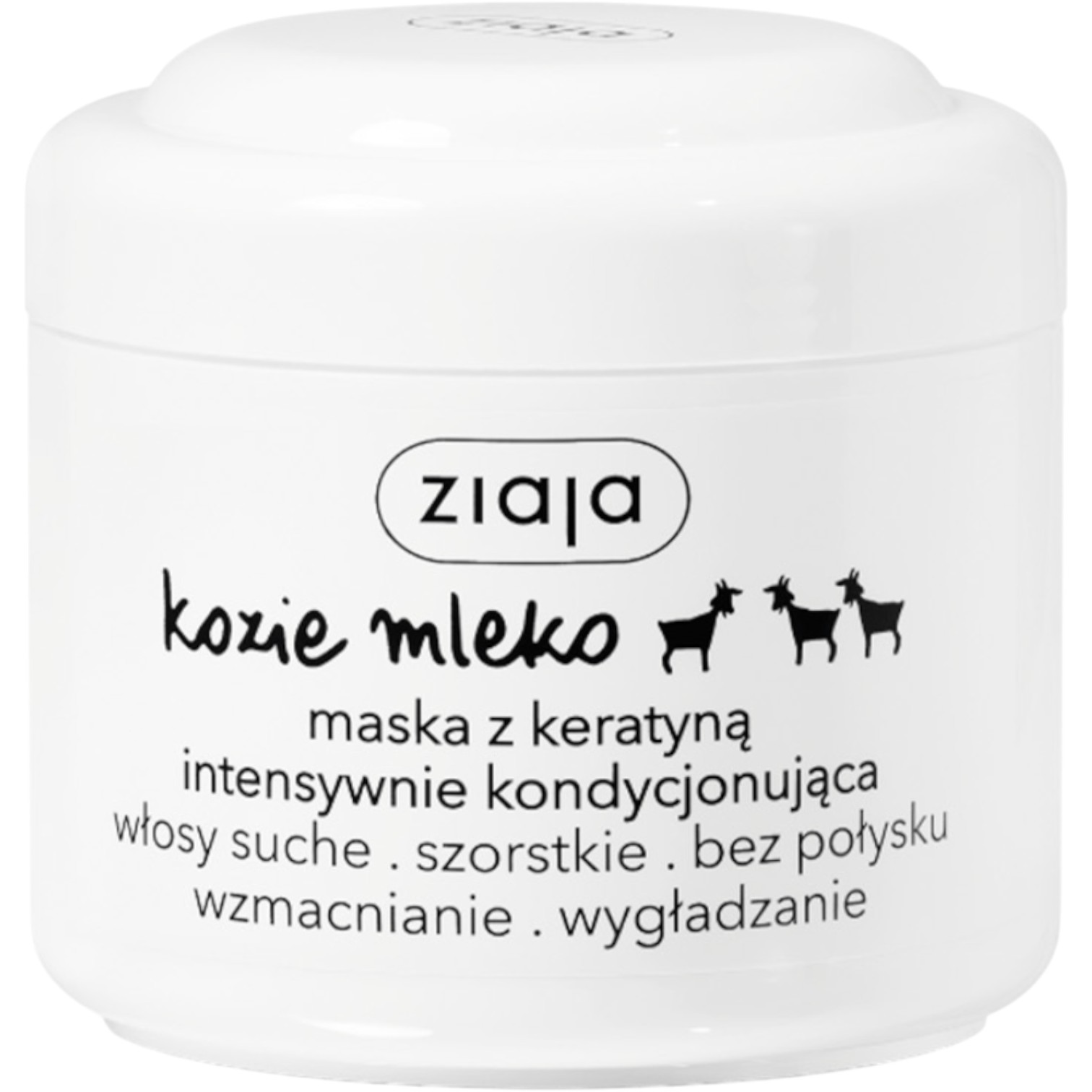 Ziaja Kozie Mleko Maska kondycjonująca do włosów, 200 ml