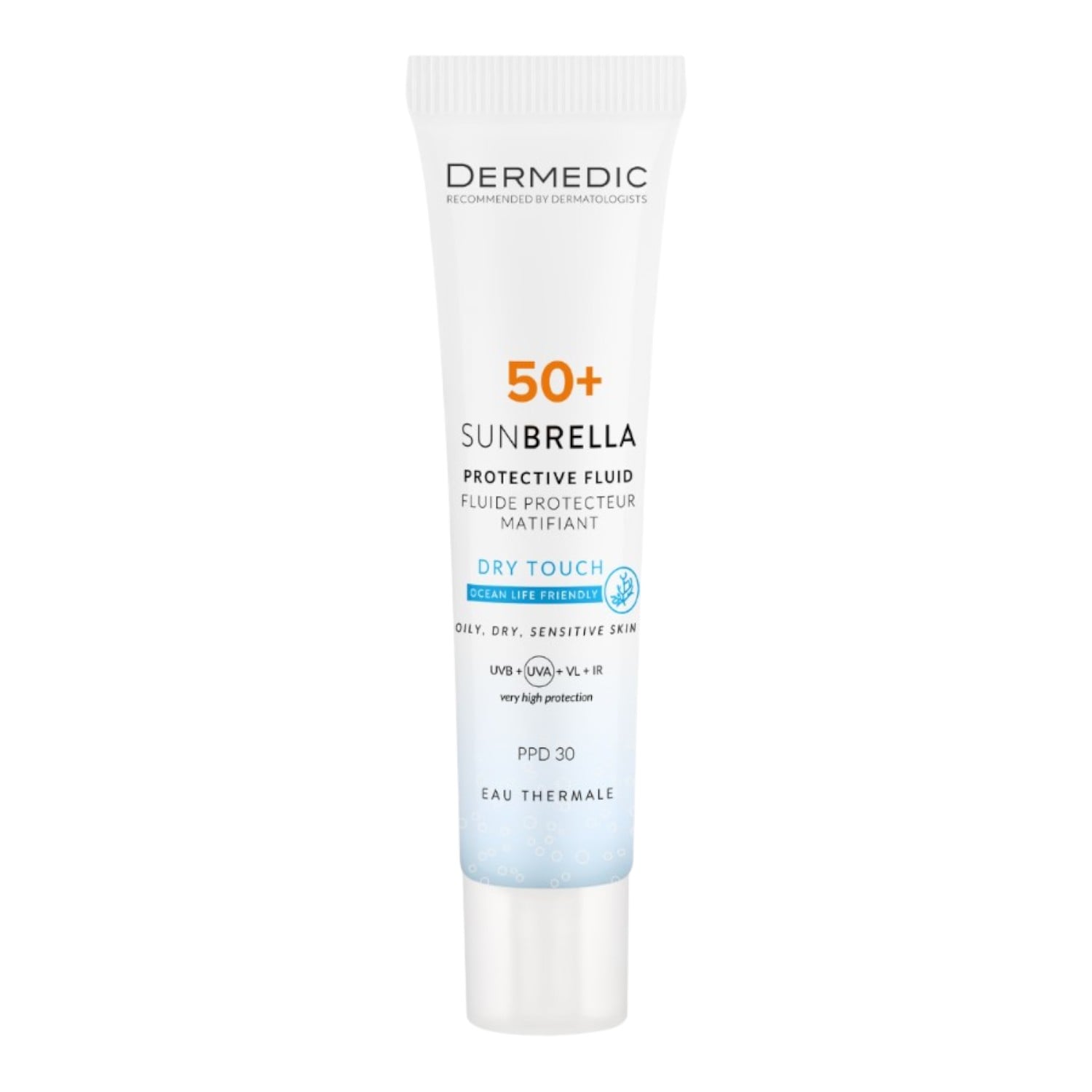 Dermedic Sunbrella Nawilżający lekki krem ochronny SPF50+