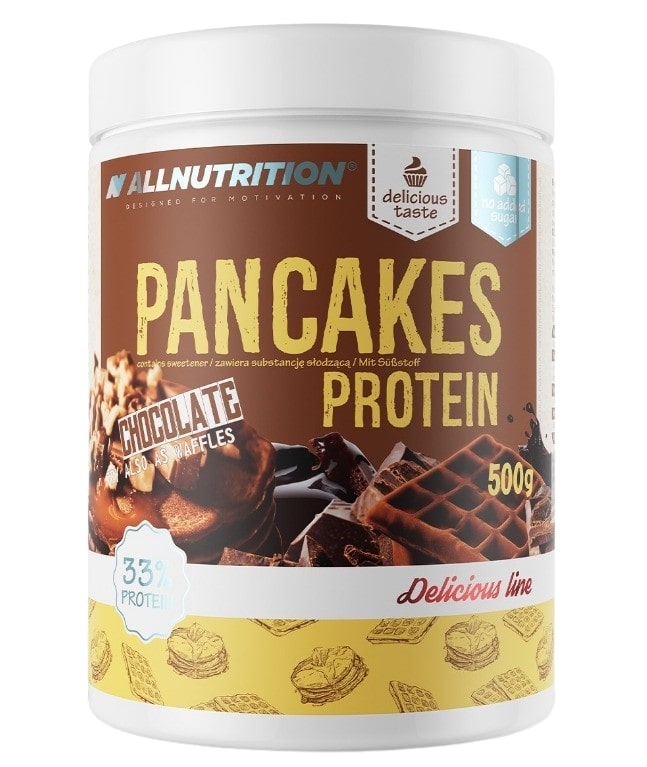 Allnutrition Delicous Line Protein Pancakes Chocolate - deser dietetyczny 500 g