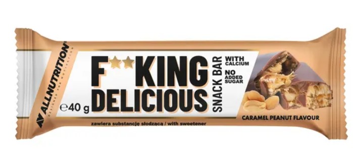 Allnutrition Fitking Delicious Caramel Peanut - Snack Bar 40 g 40 g