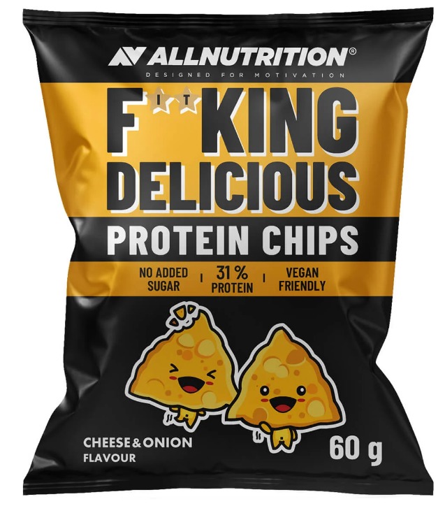 Allnutrition Fitking Delicous Cheese & Onion - Protein Chips 60 g 60 g
