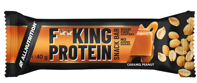 Allnutrition Fitking Protein Caramel Peanut - Snack Bar 40 g 40 g