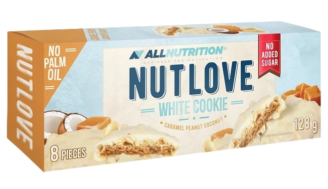 Allnutrition Nutlove Caramel Peanut Coconut White - Cookie 128 g 128 g