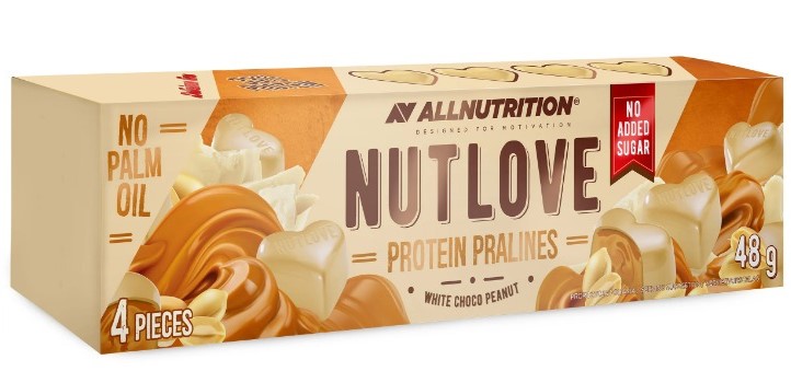 Allnutrition Nutlove Protein White Choco Peanut - Pralines 48 g