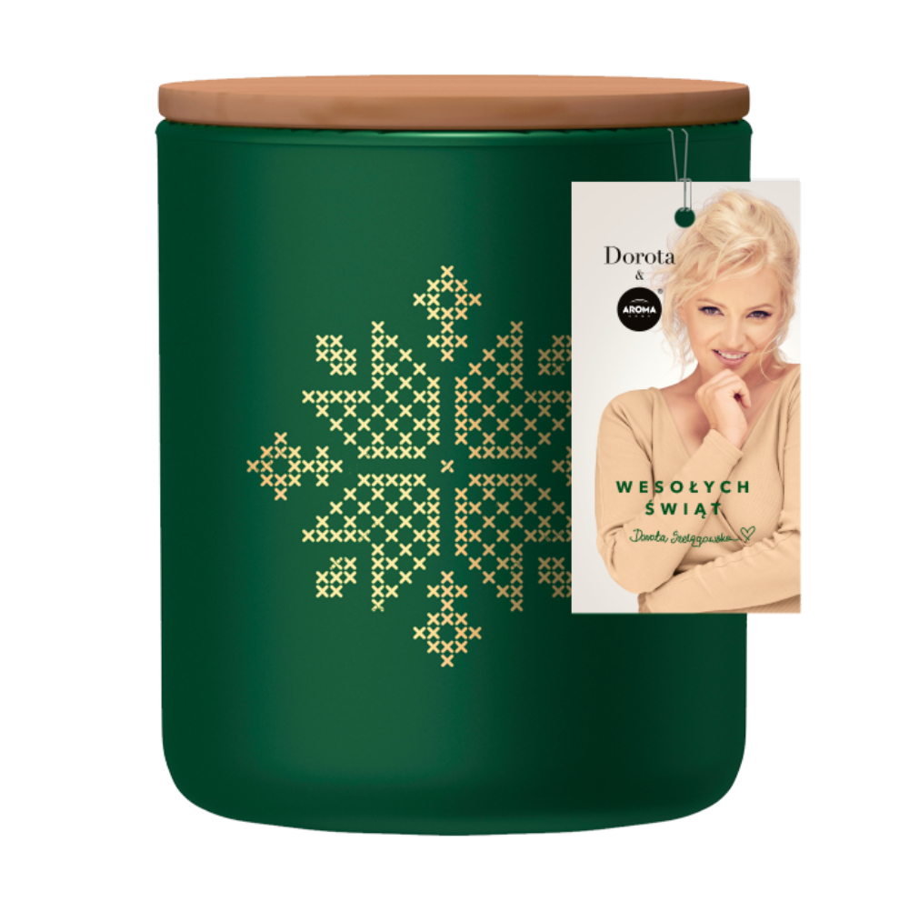 Aroma Home & Dorota Candela Profumata Foresta Invernale 150 g 150 g