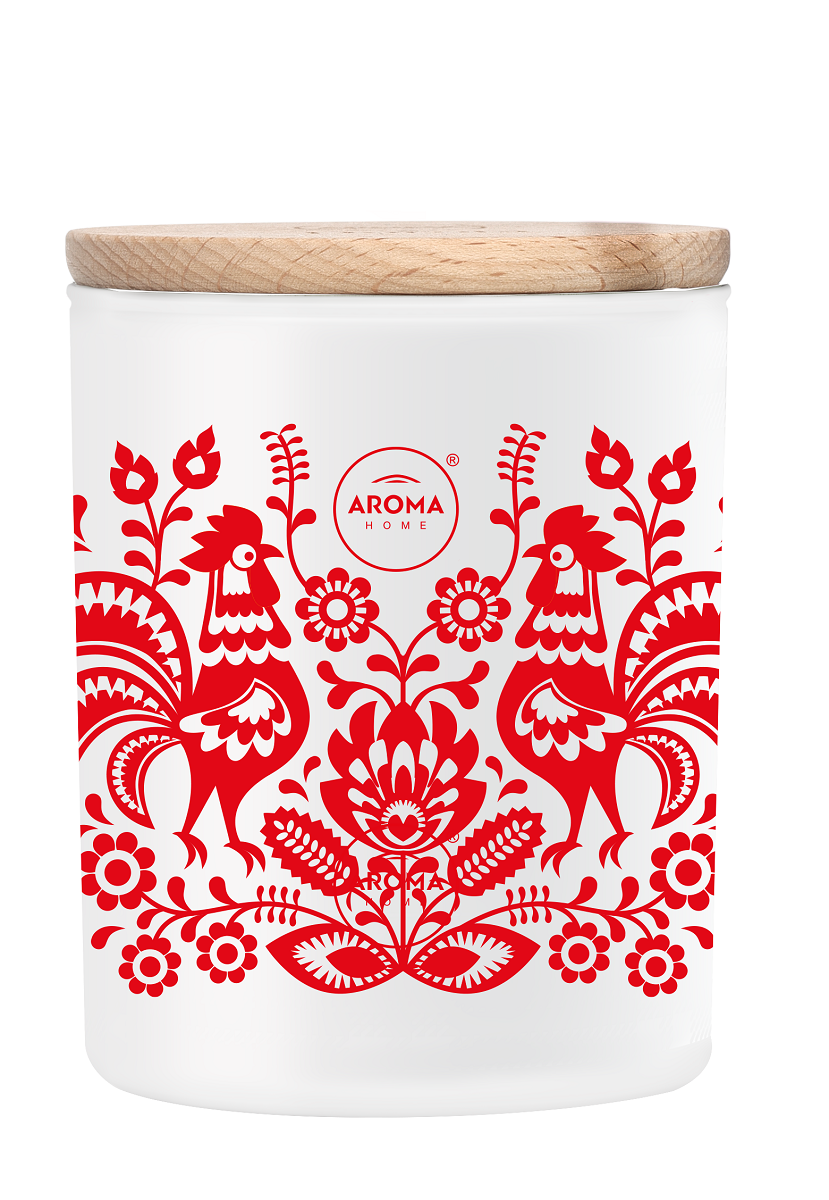 Aroma Home Amo la Polonia Candela profumata Fiore di Papavero 150 g 150 g