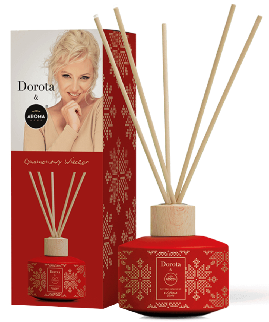 Aroma Home & Dorota Diffusore Bastoncini Sera alla Cannella 100 ml 100 ml