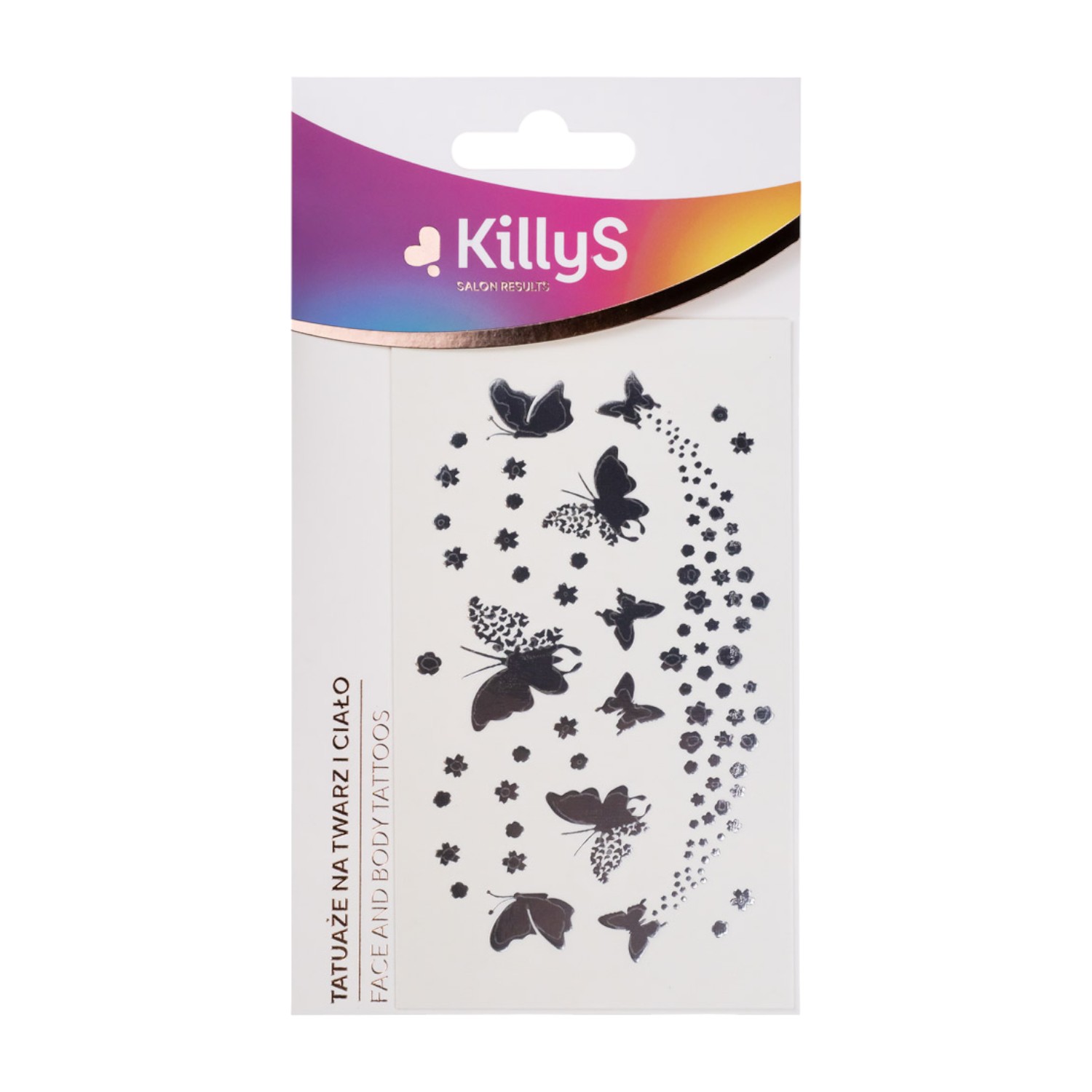 Killys Tatuaggi per viso e corpo, argento