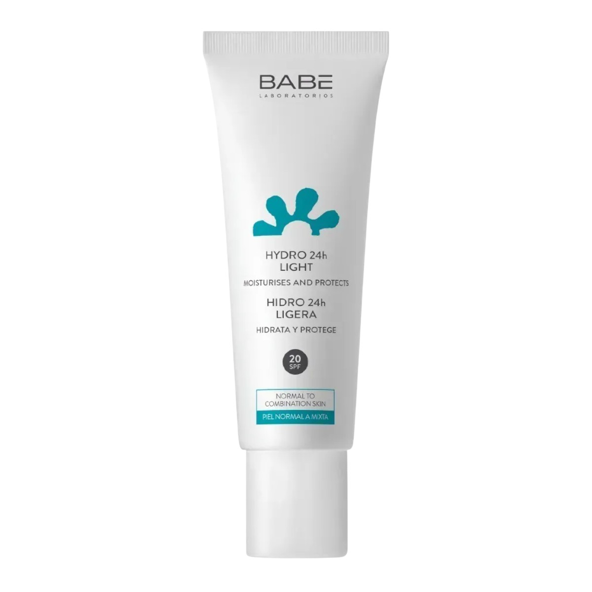 Babe Laboratorios Hydro 24h Lekki krem do twarzy nawilżająco-ochronny, SPF 20