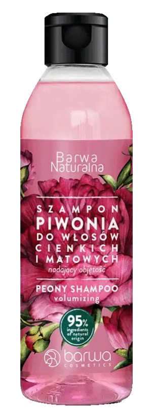 Barwa Naturalna Piwonia Szampon do włosów