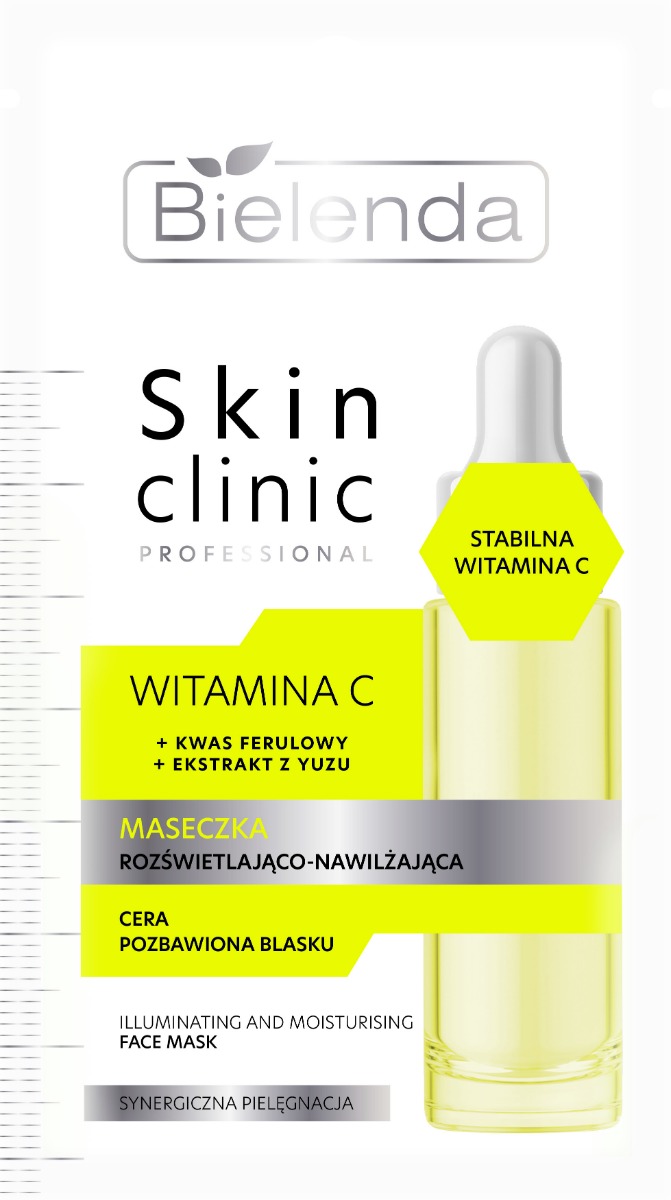 Bielenda Skin Clinic Professional Vitamina C Maschera Illuminante e Idratante 8 g