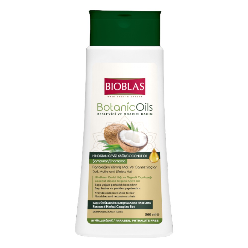 Bioblas Botanic Oils Wzmacniający szampon z olejem kokosowym