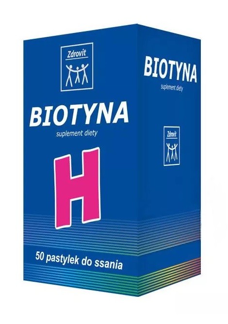 Zdrovit H Biotyna, Smak ananasowy, Pastylki do ssania