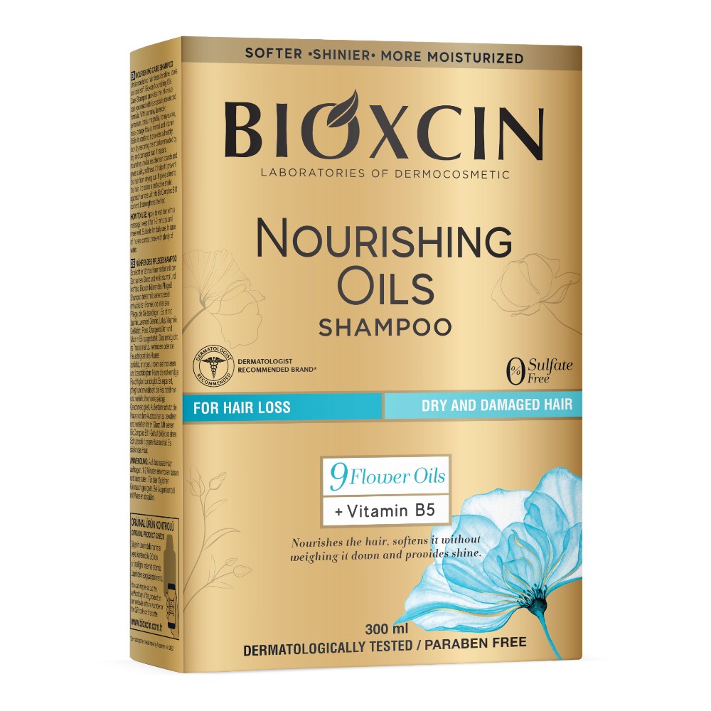 Bioxcin Szampon z olejkami odżywczymi do włosów zniszczonych